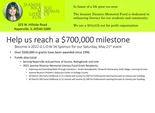 Enhancing Literacy with Jeanine Nicarico Memorial Fund