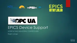 Interfacing Industrial Controllers with OPC UA Features