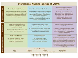 Nursing Strategic Plan for Transformational Leadership and Professional Development