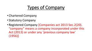 Types of Company and Their Classifications