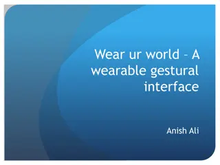 Wearable Gestural Interfaces - Anish Ali's Innovation