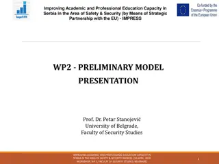 Academic & Professional Education Capacity Enhancement in Serbi