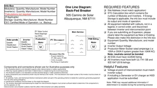 Solar Equipment Specification Guidelines