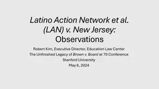 Segregation in New Jersey Schools: Challenges and Legal Action