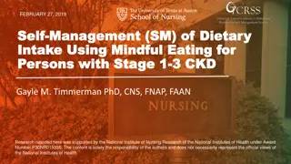Improving Dietary Management with Mindful Eating for CKD Patients