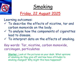 Effects of Smoking: Understanding Nicotine, Tar, and Carbon Monoxide