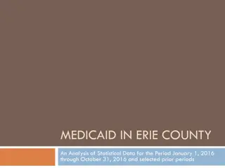Medicaid in Erie County Analysis 2016