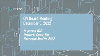 2022 Board Meeting Highlights & Accomplishments