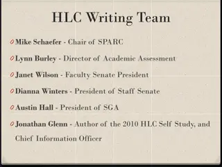 UCA HLC Writing Team Assessment Updates
