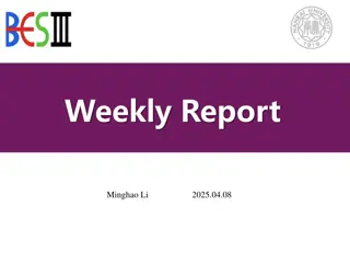 Weekly Report Minghao Li Updates April 2025