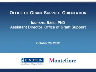 Grant Support Office Updates and Information