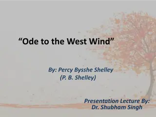 Ode to the West Wind Summary & Analysis