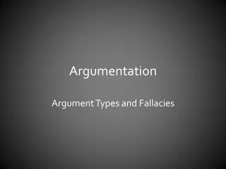 Understanding Argumentation Types and Fallacies
