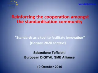 Standardisation for Innovation in Horizon 2020