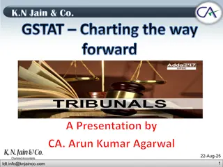 GSTAT Charting the Way Forward