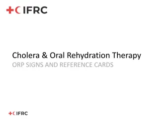 Cholera Oral Rehydration Therapy Setup Checklist