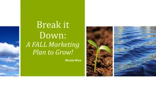 Fall Marketing Plan for Growth: Break It Down