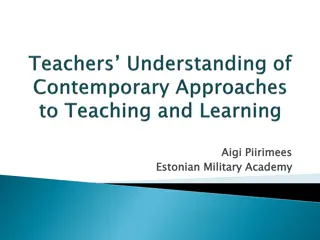 Educators' Impact on Teaching Quality and Student Learning