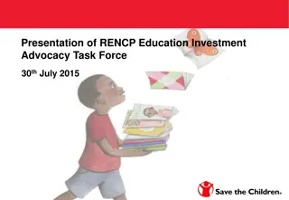 Education Investment Advocacy Task Force Update