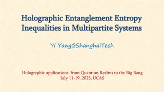 Quantum Entanglement in Holography