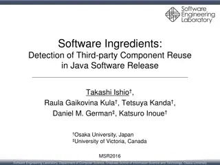 Detection of Third-party Component Reuse in Java Software