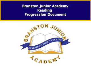 Reading Progression at Branston Junior Academy