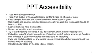 Effective Techniques for Enhancing PowerPoint Presentation Accessibility