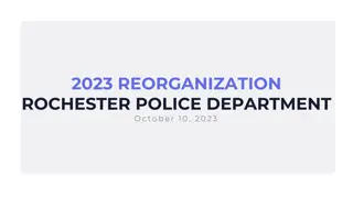 Rochester Police Department Reorganization Overview