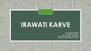 Irawati Karve: Anthropologist, Sociologist, Educationist, Writer