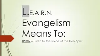 Listening Is Key to Effective Evangelism