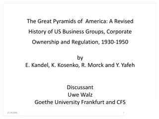 Revised History of US Business Groups 1930-1950