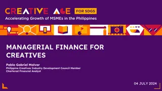 Managerial Finance for Creatives: A Comprehensive Guide