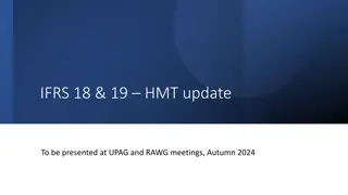 IFRS 18 & 19 HMT Update Autumn 2024