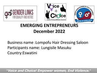 Lompofu Hair Dressing Salon - Empowering Women in Eswatini