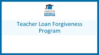 Oregon Teacher Loan Forgiveness Program Details