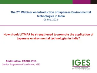 Strengthening JITMAP for Promoting Japanese Environmental Technologies in India