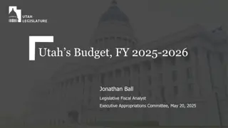 Utah's Budget Overview FY 2025-2026
