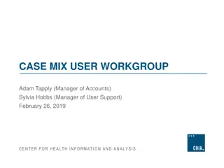 Health Information and Analysis Updates