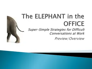 Effective Strategies for Difficult Conversations
