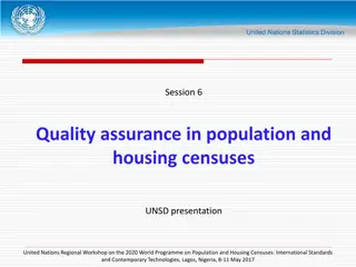 Enhancing Census Quality Assurance