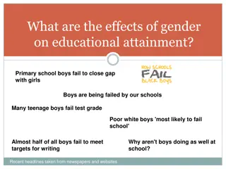 Gender Impact on Educational Attainment Trends