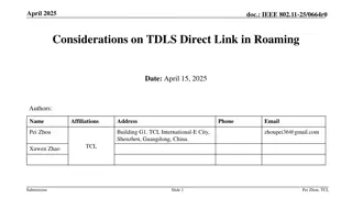 Enhancing TDLS Direct Link in Roaming Scenarios