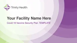 Covid-19 Vaccine Security Plan Template for Healthcare Facilities