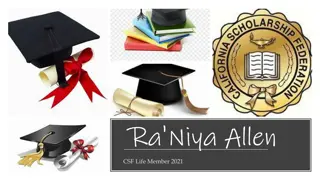 Meet CSF Life Members 2021