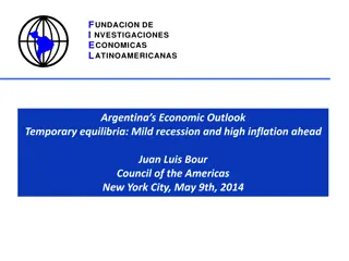 Argentina Economic Outlook 2014: Mild Recession and High Inflation