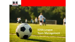 SOSA League Team & Club Management Solutions