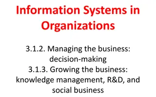 Organizational Systems & Data Analytics Insights