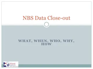 Data Close-Out Process Overview
