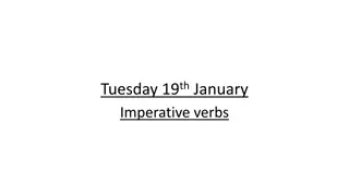 Understanding Verbs and Imperative Verbs