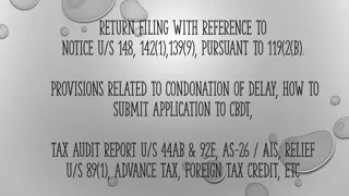 Notice Requirements and Procedures under Income Tax Act